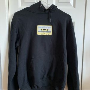 Black sweatshirt “you’re doing fine”